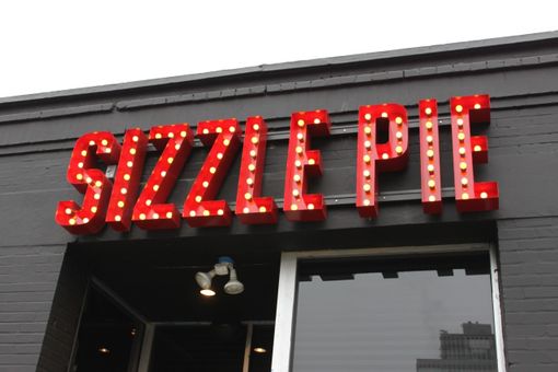 Custom Made Sizzle Pie Sign West