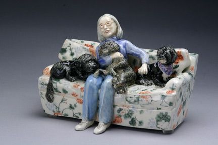 Custom Made Sculpted Portraits Of People And Dogs