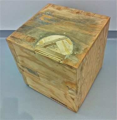 Custom Made Cube Sculpture Seat Or Table