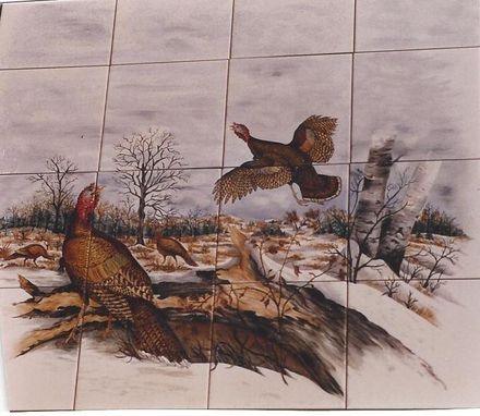 Custom Made Wild Turkey Scene