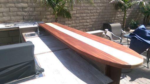 Custom Made Classic Surfboard Bar Top By Harbour Millwork