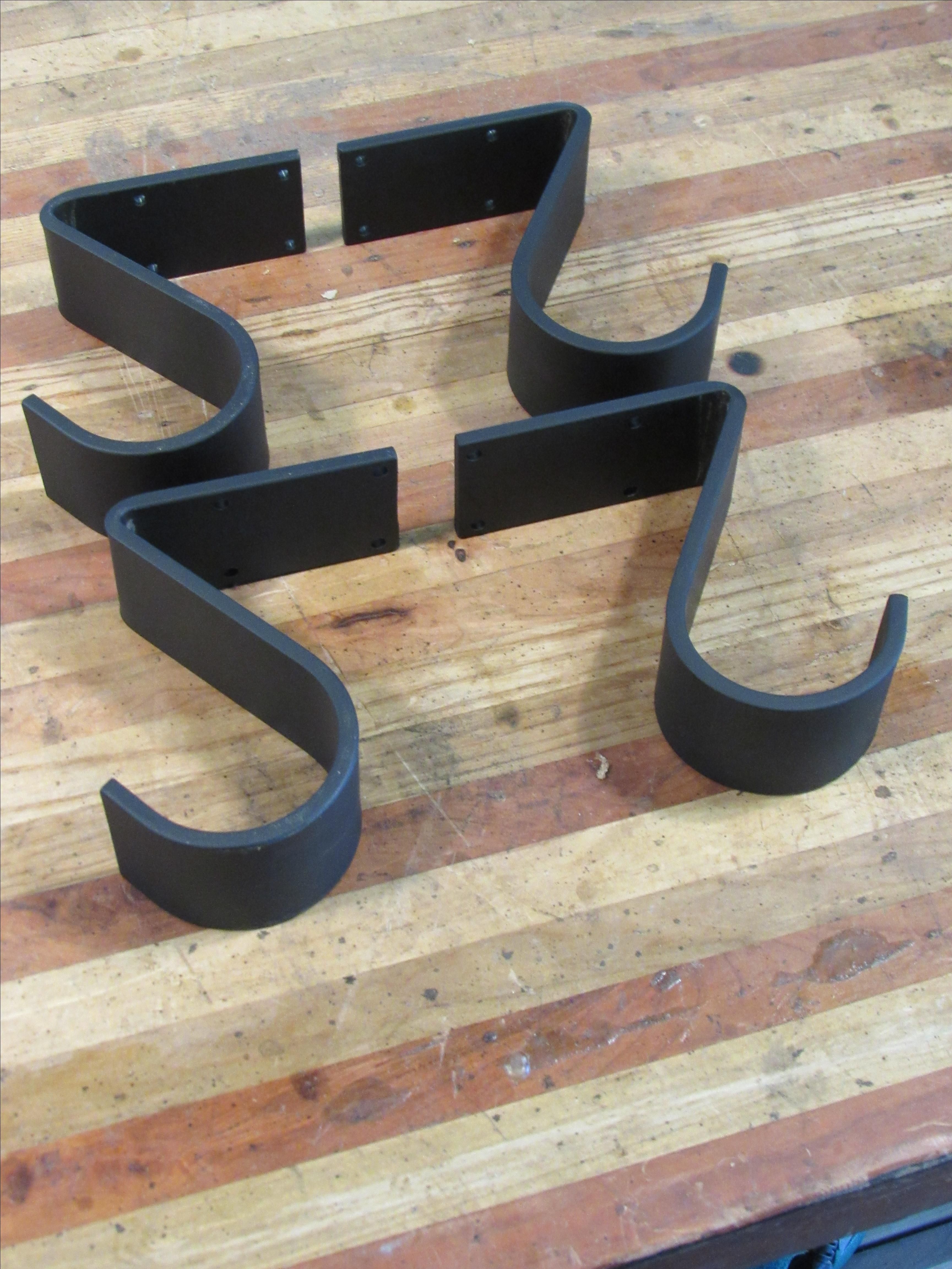 Hand Crafted Custom Steel Scroll Furniture Feet/ Bench Legs. by Hawk