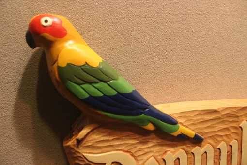 Custom Made Custom Bird Signs, Parrot Signs, Wildlife Signs, Pet Signs By Lazy River Studio