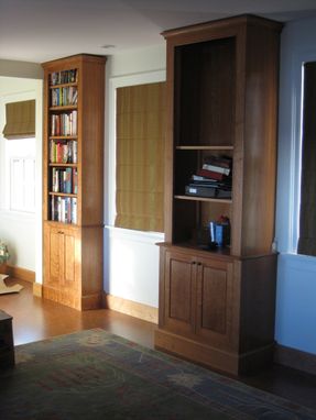 Custom Made Cherry Bedroom With Home Office Built-In