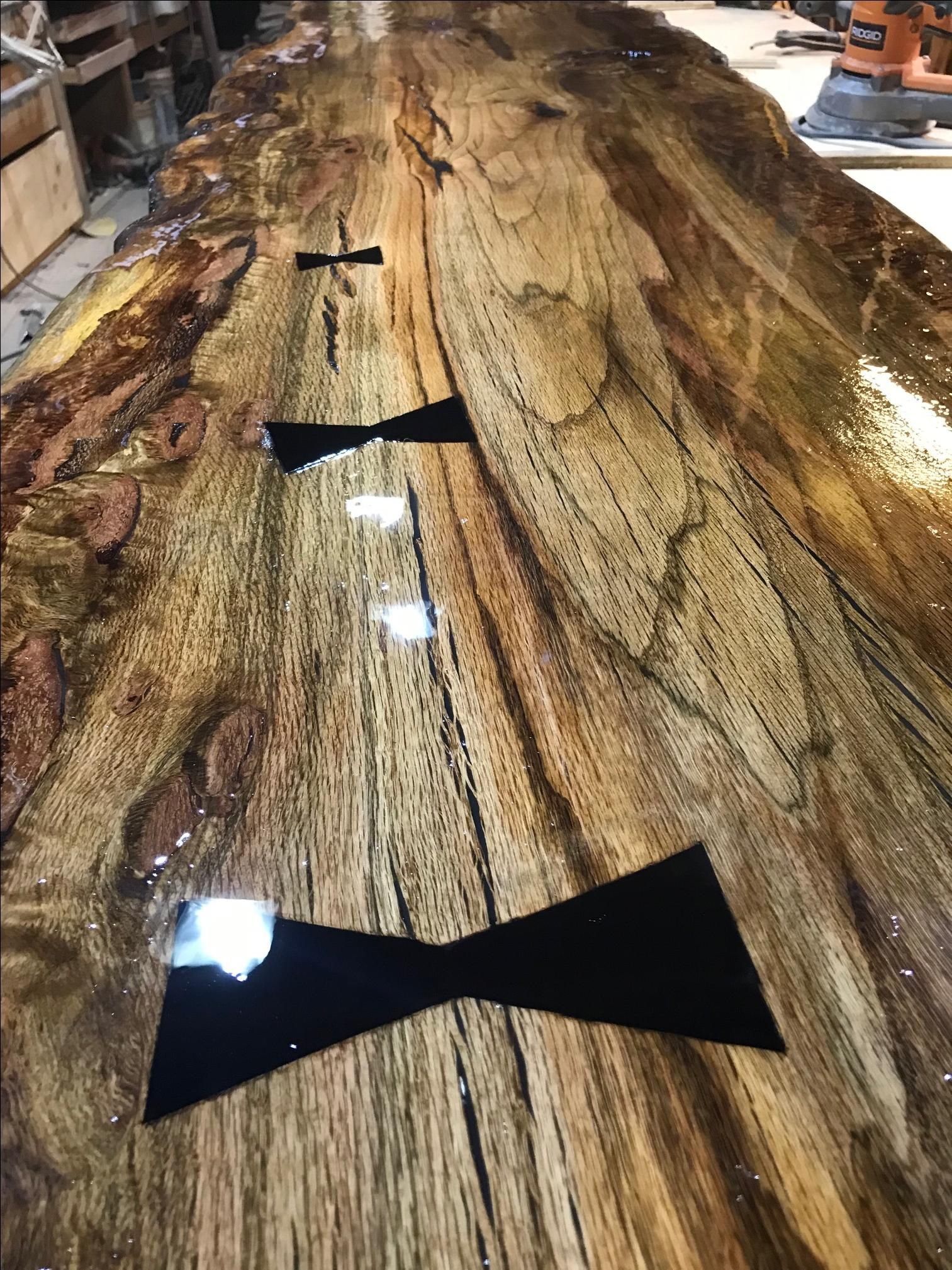 Custom wood store tops