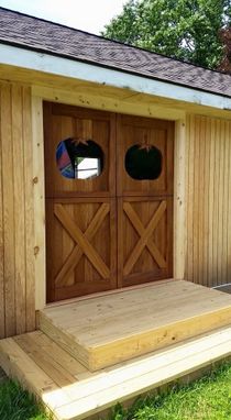 Custom Made Pair Of Dutch Barn Doors