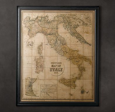 Custom Made Vintage Reproduction Maps And Prints