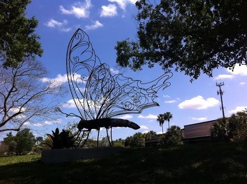 Custom Made Outdoor Butterfly Sculpture