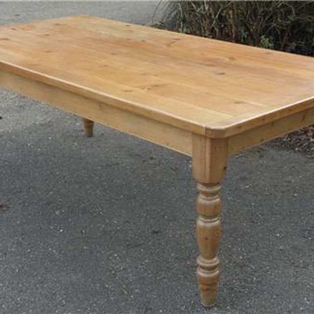 Hand Made Knotty Pine Farmhouse Table By Edward Cooper Work Hand Made Knotty Pine Farmhouse Table By Edward Cooper Work Custommade