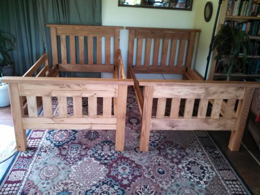 Custom Made Back To The Mountain Twin/Twin Craftsman Bunk Bed All Douglas Fir