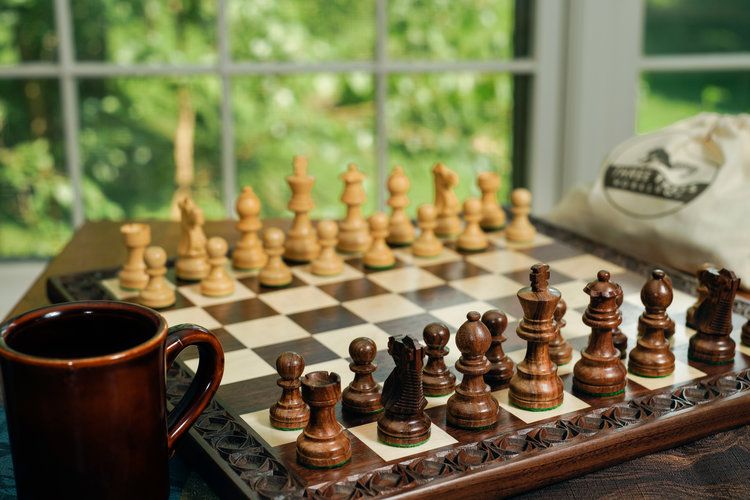 Tournament size wooden chess set — Three Trees Workshop