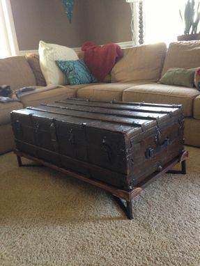 Custom Made Rustic Coffee Table Or Trunk Bases