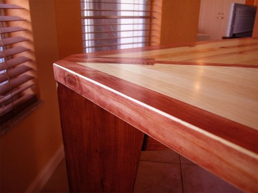 Custom Made Modern Rustic Wood Table