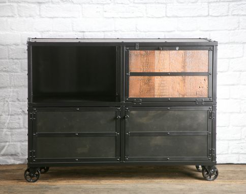Custom Made Bar Cart/Liquor Cabinet. Vintage Industrial. Urban/Modern Design. Reclaimed Wood. Rustic. Distressed