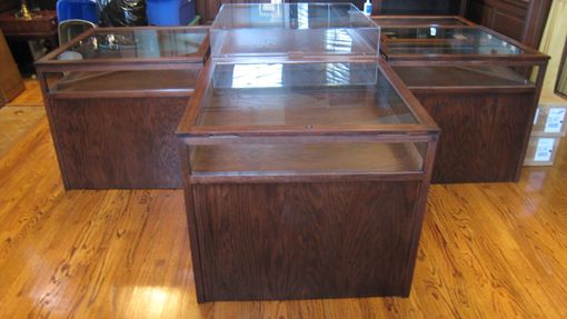 Custom Made Oak Museum Display Cases