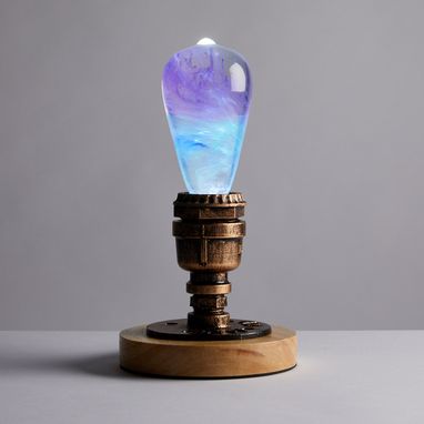 Custom Made Ep Light Handmade Led Lights, Decorative Table Lamp, E26 Led Bulb - Faith