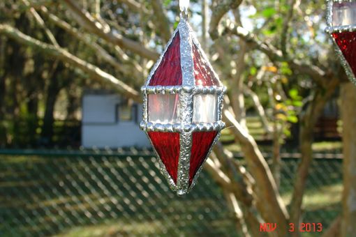 Custom Made 3d Drop Style Stained Glass Ornaments