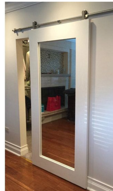 Custom Made 1barn Doors With Mirror