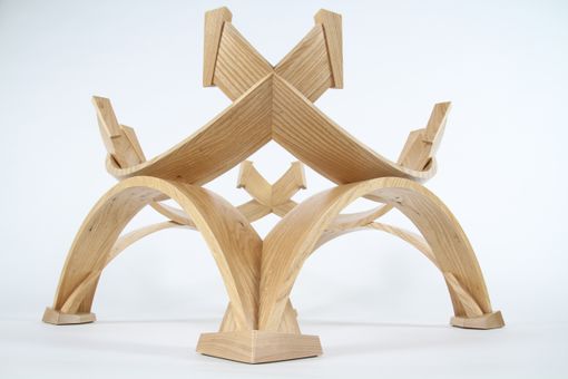 Custom Made Bent Wood Coffee Table
