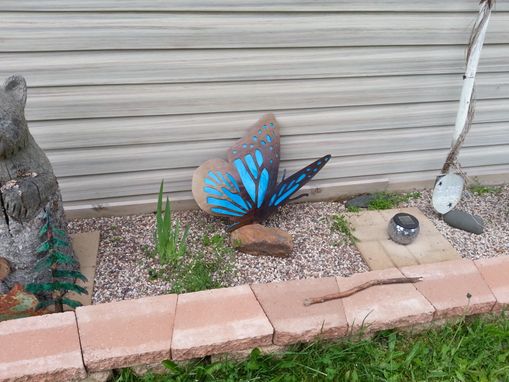 Custom Made Butterfly Metal Wall Art