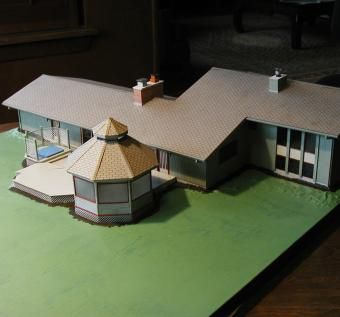 Custom Made Miniature Ranch House