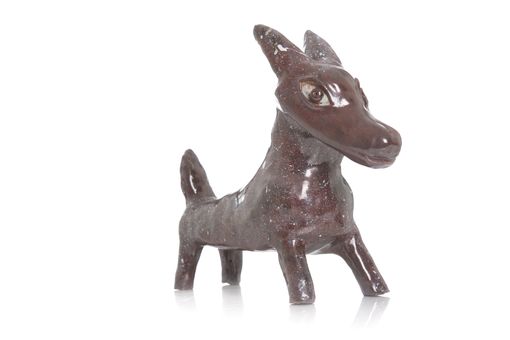 Custom Made Ceramic Sculpted Dog