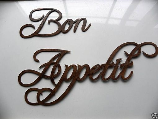 Custom Made Custom Words And Phrases Wall Metal Art.