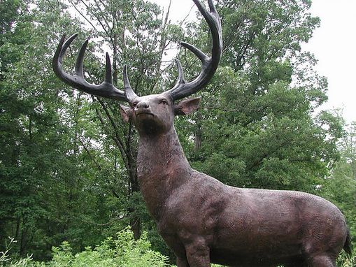 Custom Made Bronze Deer/Stag | Life Size Bronzes - Custom Bronze Statues & Sculptures - Lost Wax Casting