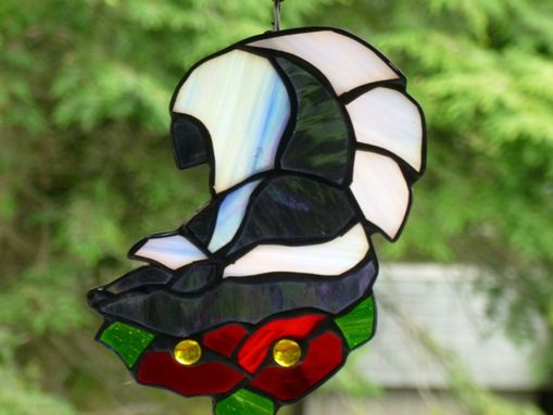 Custom Made Custom Stained Glass Skunk