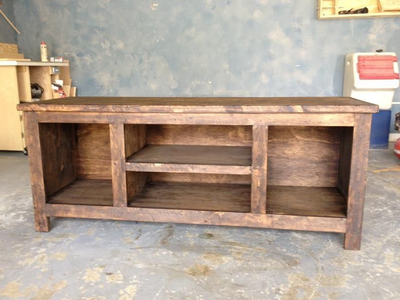 Hand Crafted Distressed Entertainment Center by Zep's Photography ... - Custom Made Distressed Entertainment Center