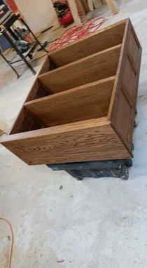 Custom Made Custom Oak Bookcase