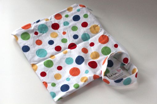 Custom Made Small Lay Flat Messy Bags (Wet Bags) - Lolli Dot In Play