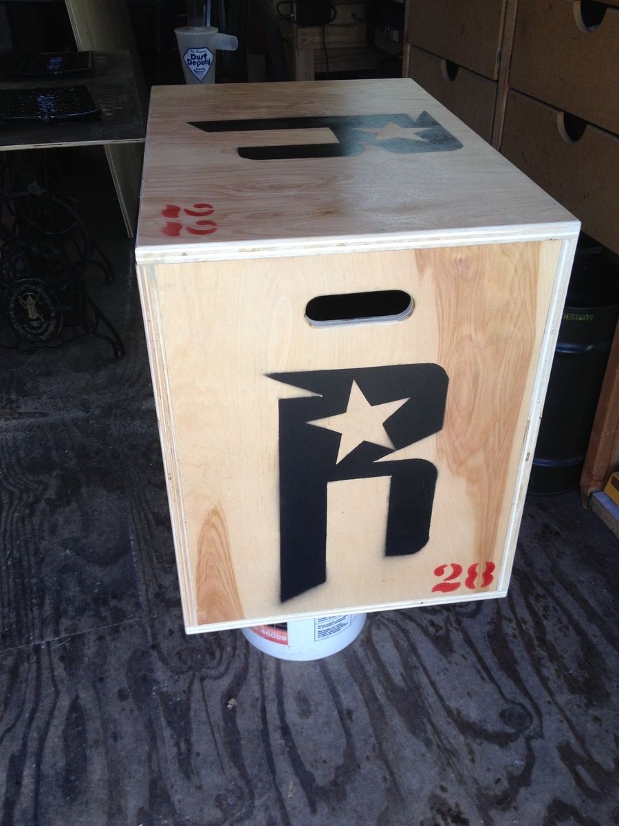 Hand Made Exercise Jump Boxes by Live Edge Woodcrafts