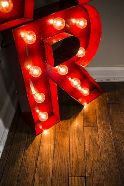 Custom Made Marquee Letters Bar Sign