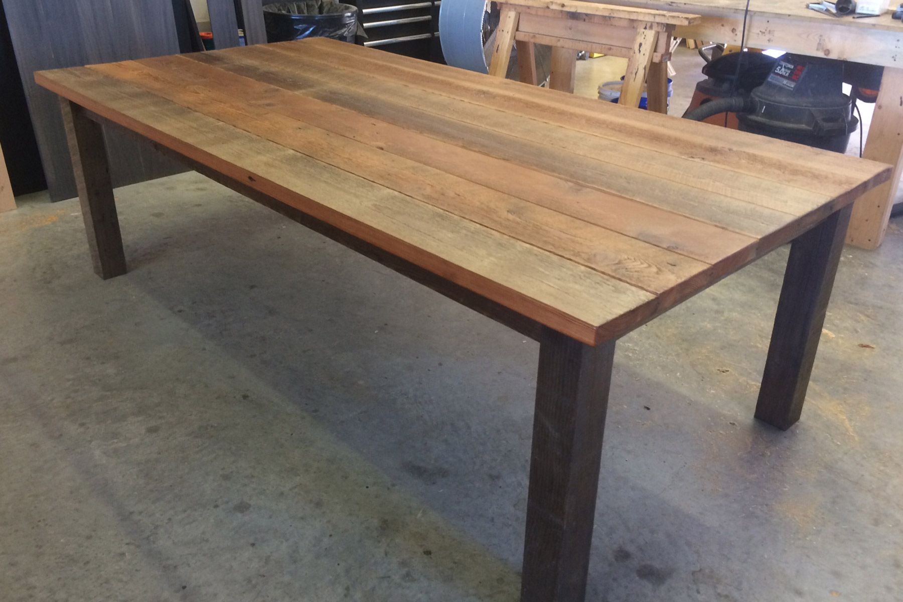 Hand Crafted Hardwood Classic Farmhouse Tables by Rustic + Modern