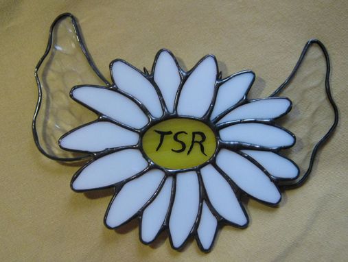 Custom Made Sun Catcher Daisy With Wings