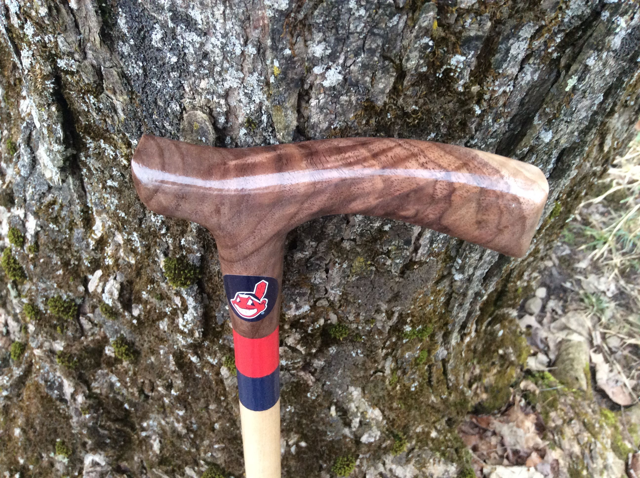 Custom Made Sports Themed Walking Canes by Eastman's Heirloom