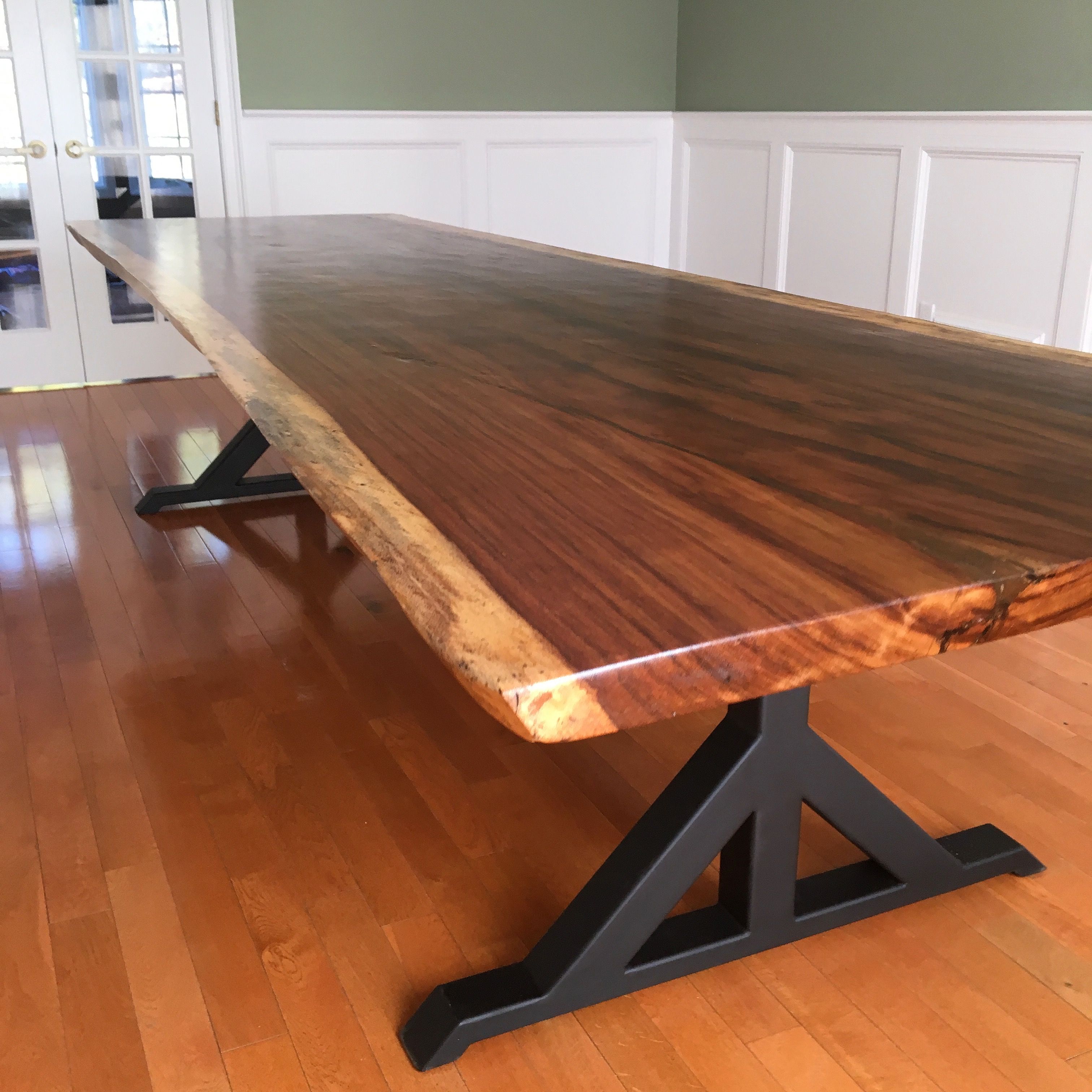 Buy Custom Live Edge Dining Table, made to order from Elias Custom
