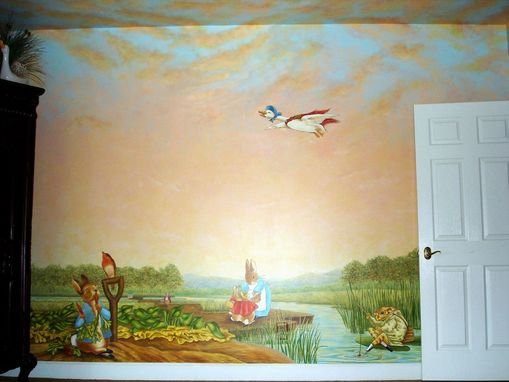 Custom Made Peter Rabbit Mural Inspired By Beatrix Potter By Visionary Mural Co.