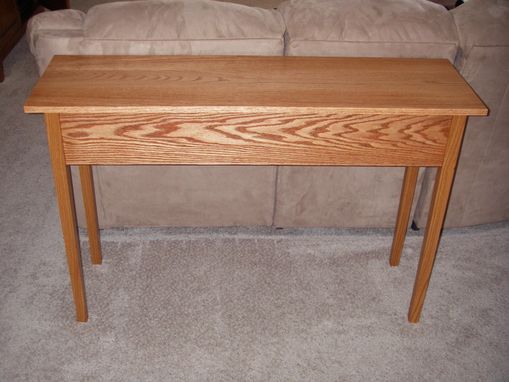 Custom Made Shaker Inspired Table With Storage