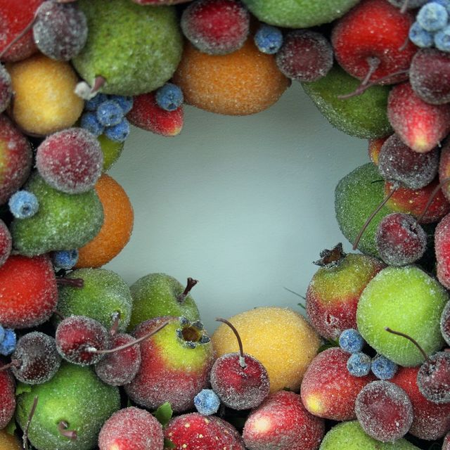 Handmade Sugared Fruit Wreath By Dyjo Designs Custommade