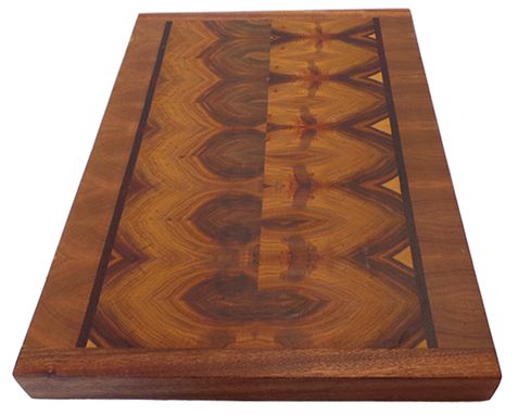 Custom Made Canary Wood - Exotic Wood End Grain Cutting Board