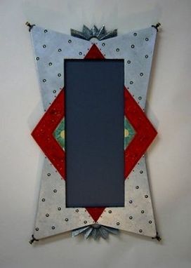 Custom Made Custom Metal Covered Mirror Frame