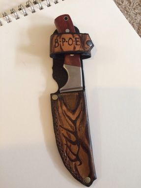 Custom Made Custom Branded Knife Sheath For Mindy