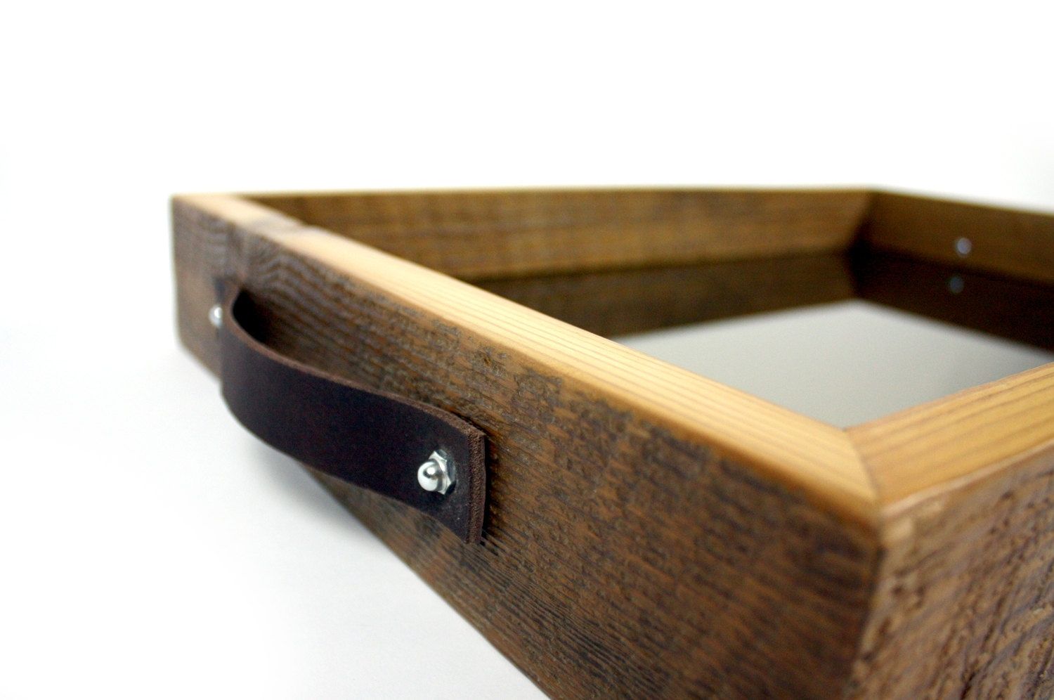 Handmade 'Fryslân' Serving Tray // Reclaimed Barn Wood & Mirror by MFEO