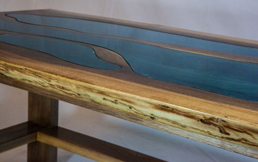 Custom Made River And Three Ponds Table