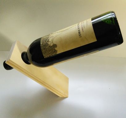 Custom Made Balancing "Magic" Wine Bottle Holder