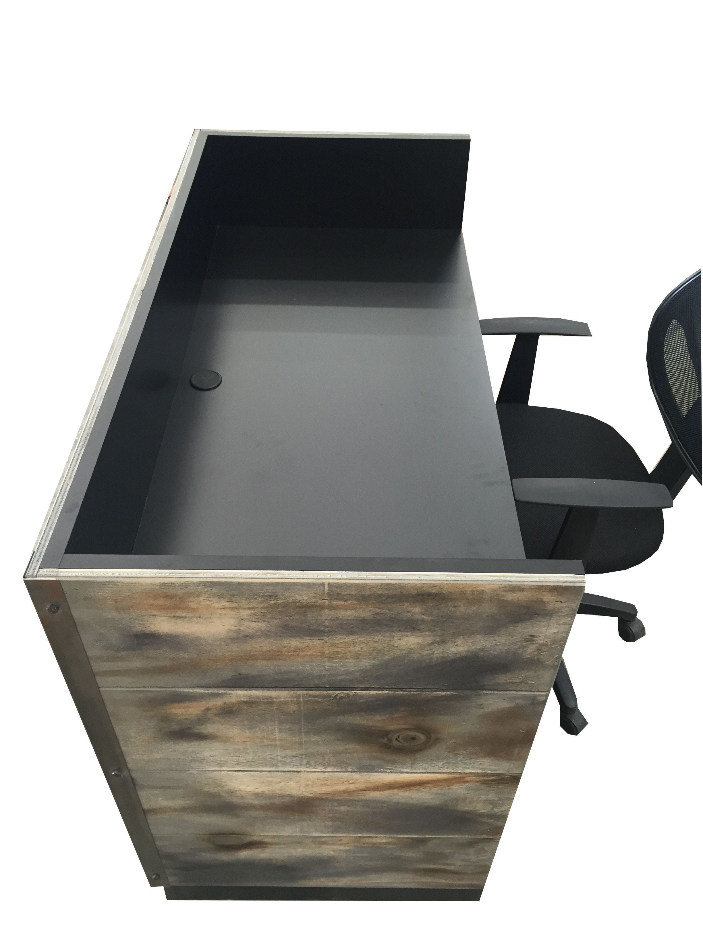 Buy Custom Made 14 Economy Memphis Desk, made to order from Reception