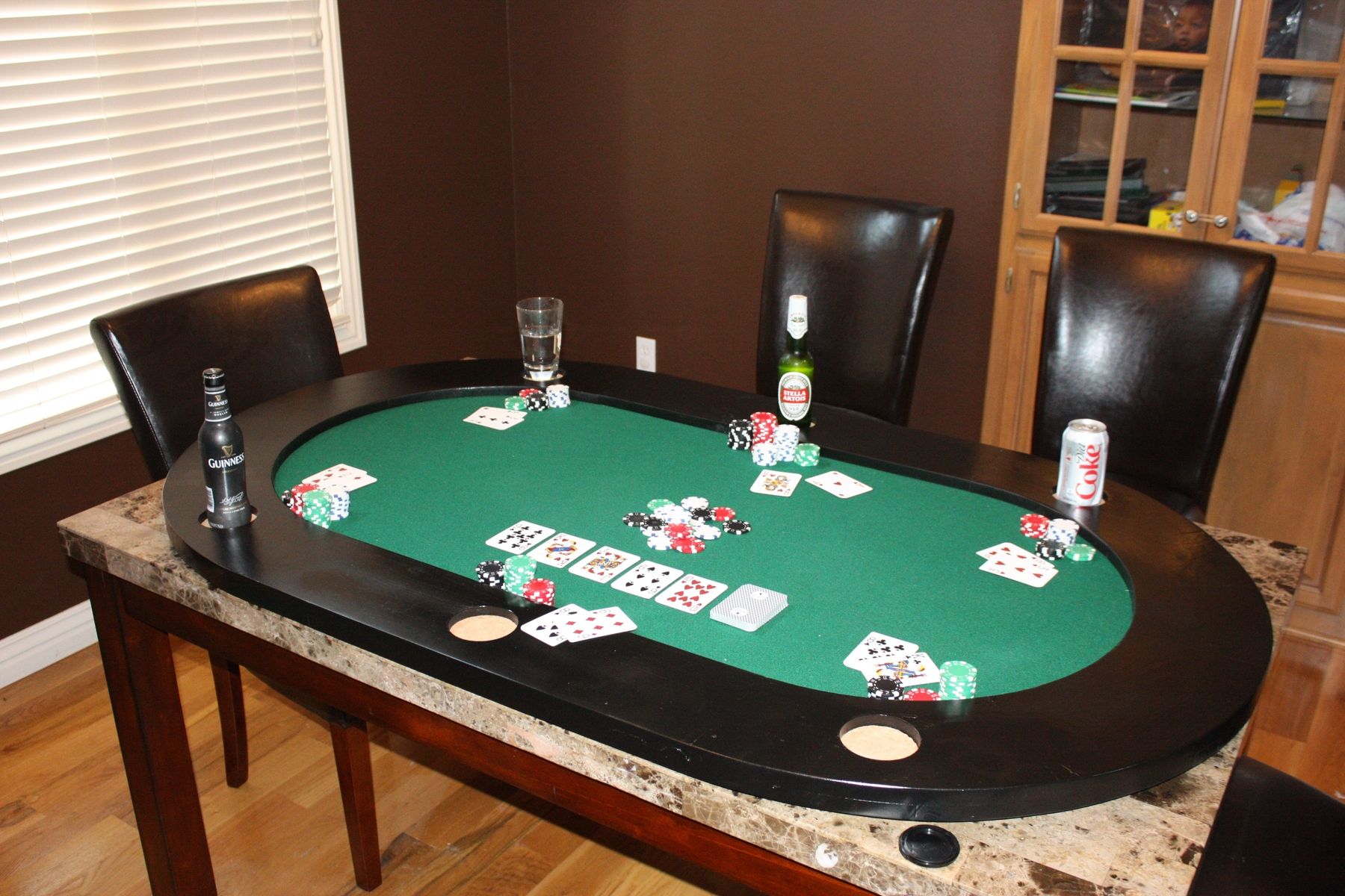 Hand Made Poker Table Top By Scenic View Creations Custommade Com