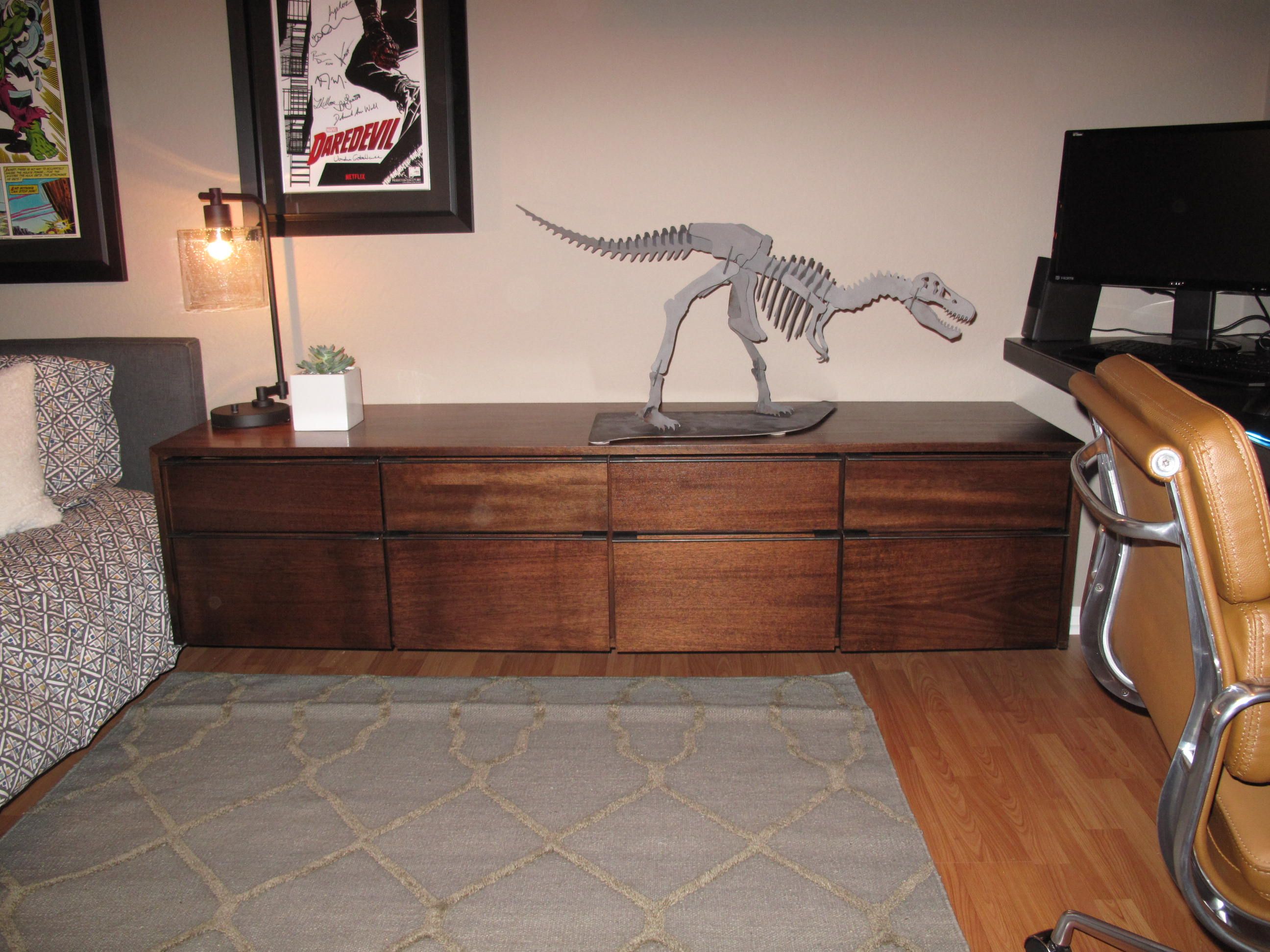 Buy Handmade Floating Dresser, made to order from Urban Sawhorse